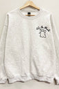 Embroidered Mini Ghoul Sweatshirt