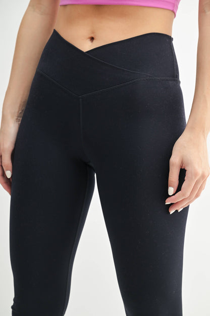 Crossover Waist Yoga Pants