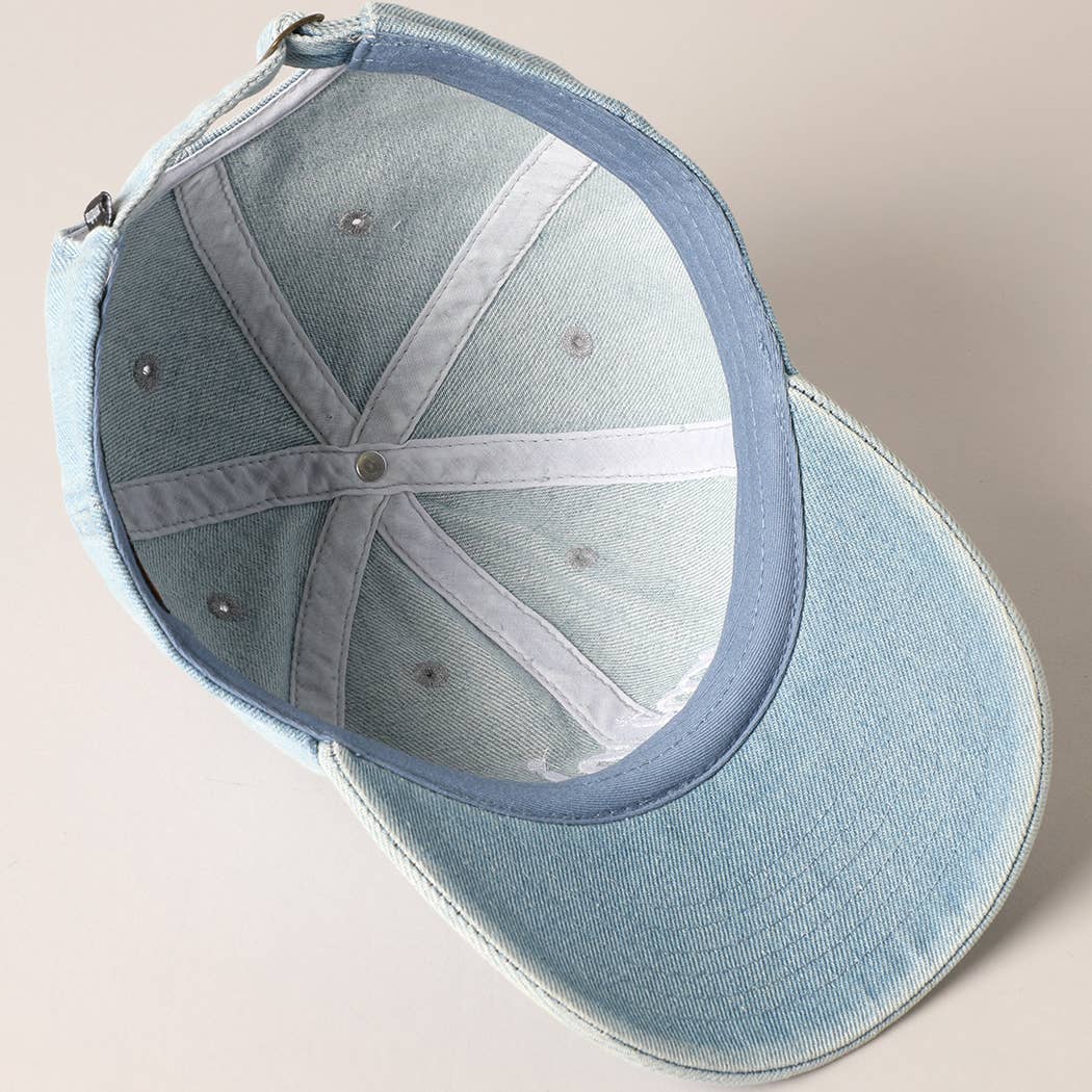 Mini Text Embroidery Cap