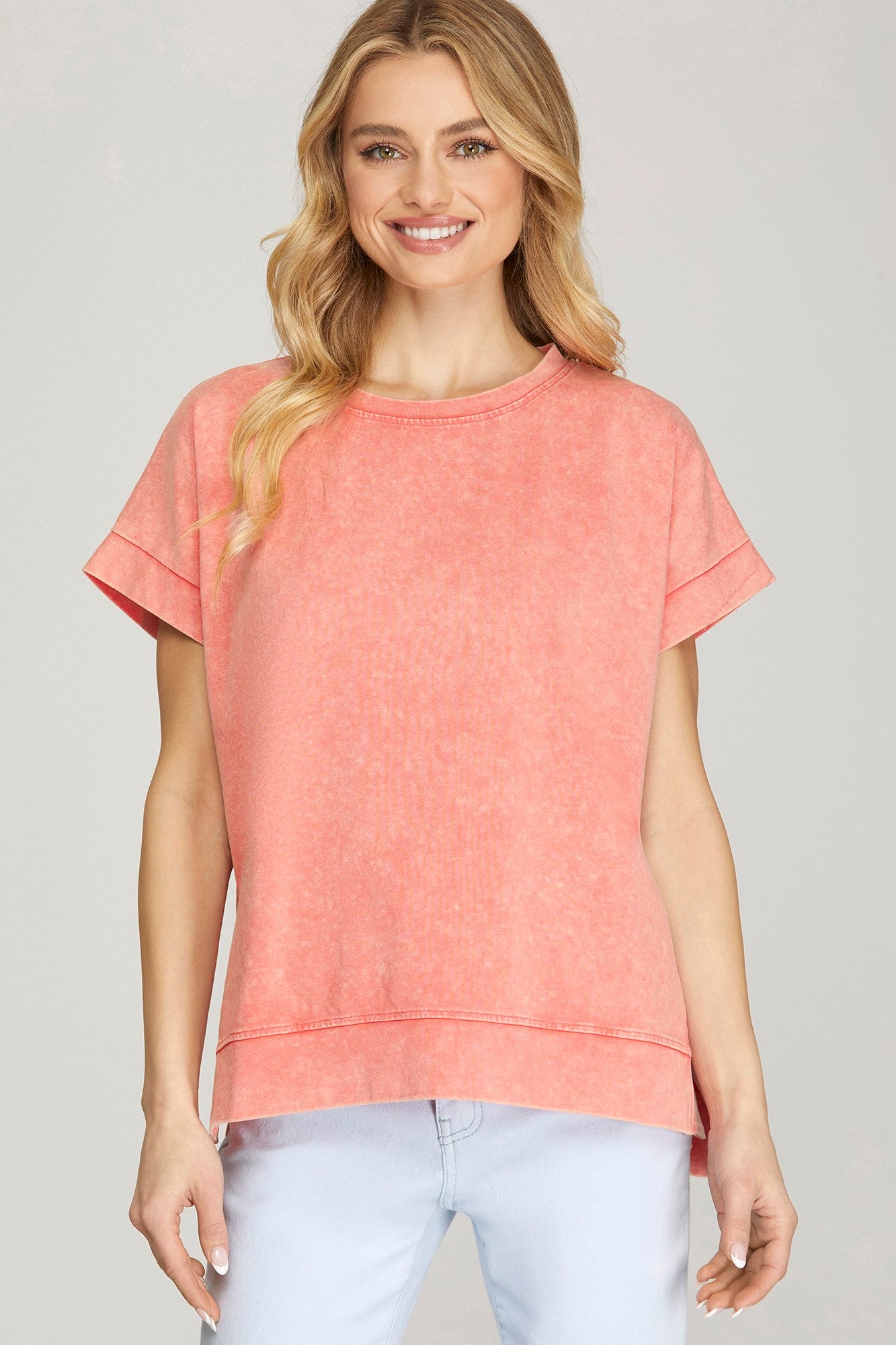 Washed Crewneck T-Shirt