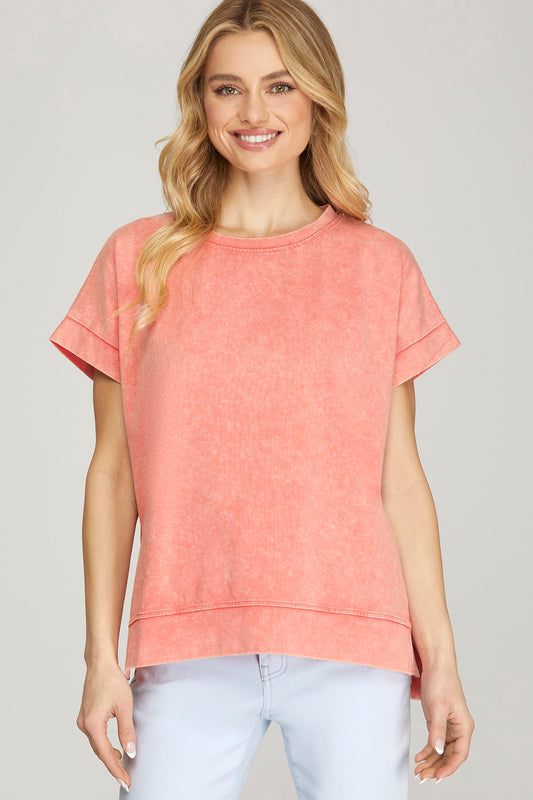 Washed Crewneck T-Shirt