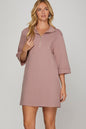 Half Zip Scuba Dress