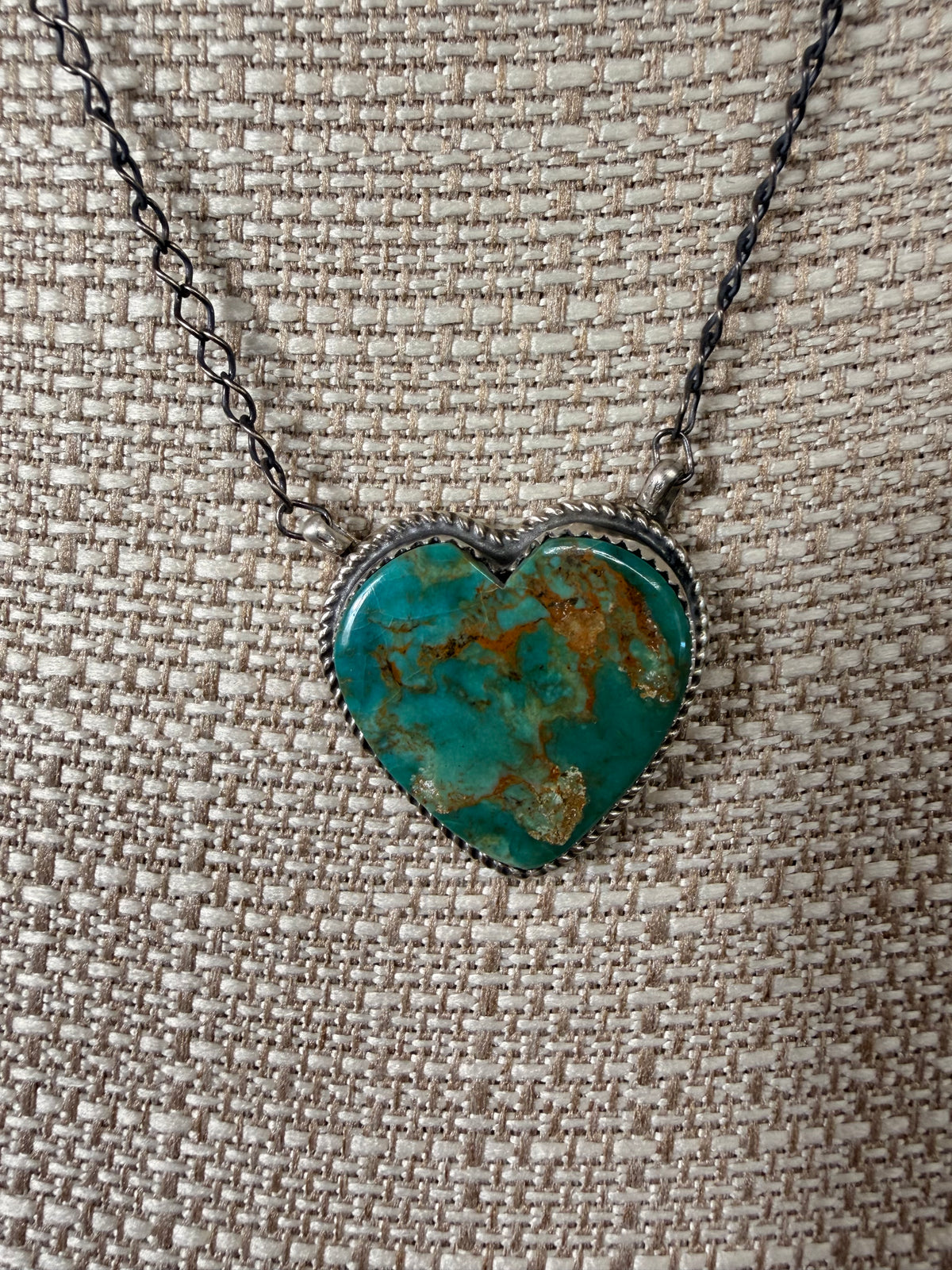 Royston Turquoise Heart Necklace