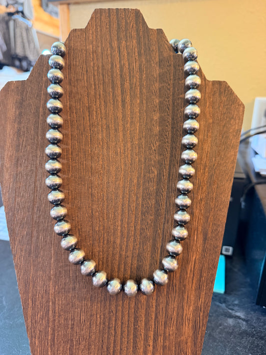 Sterling Silver Pearls 12mm/20"