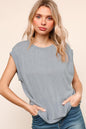 Round Neck Short Sleeve (Regular & Plus)(2 Colors)