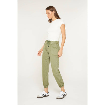 Olive HIGH RISE JOGGER