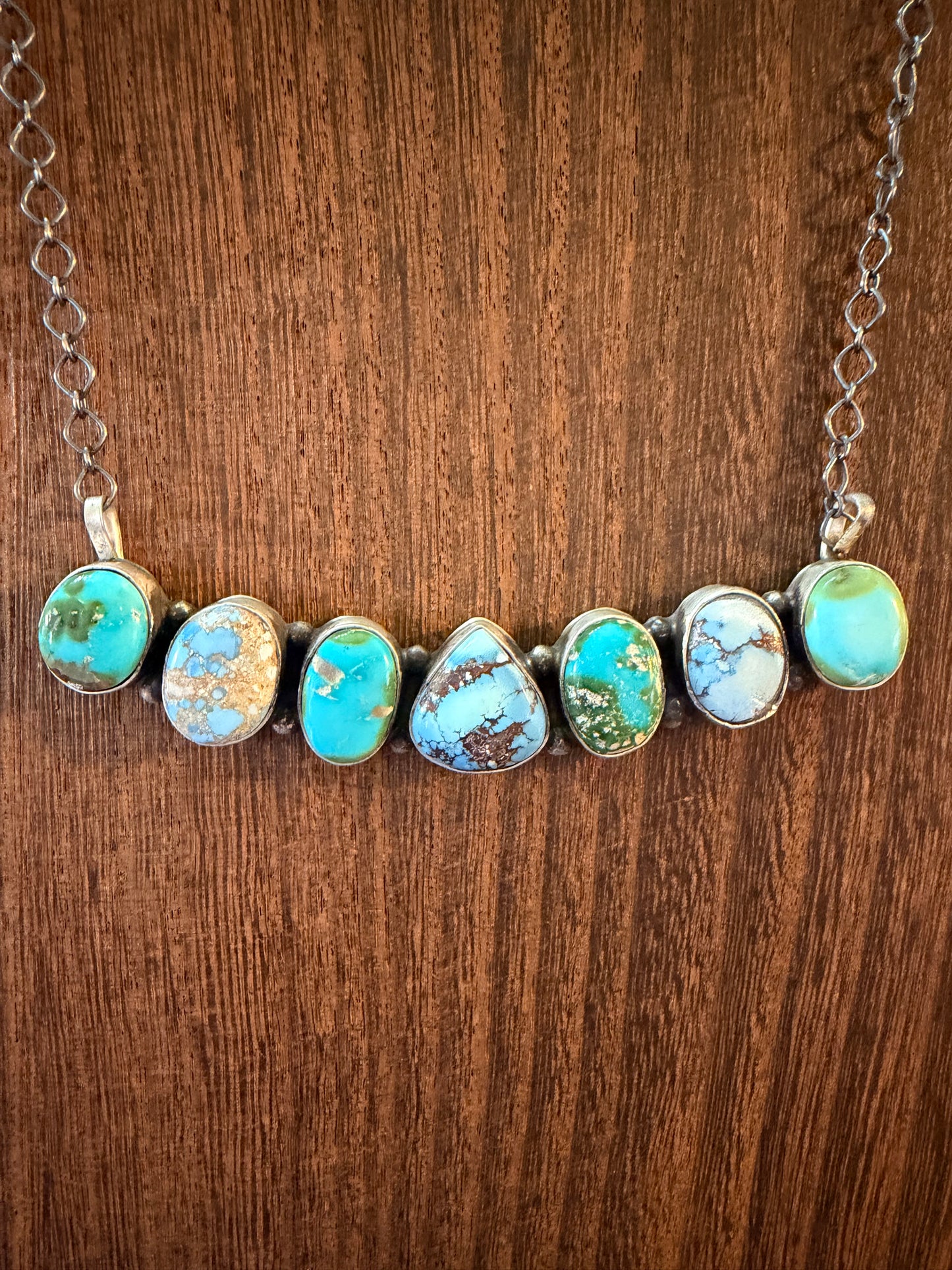 FY Statement Turquoise Bar Necklace