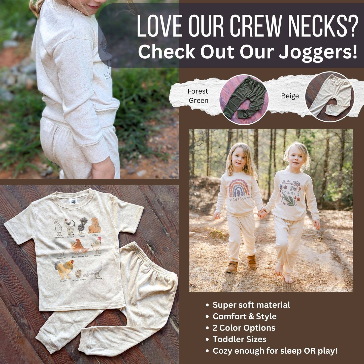 Kids Green Tractor Farm Long Sleeve