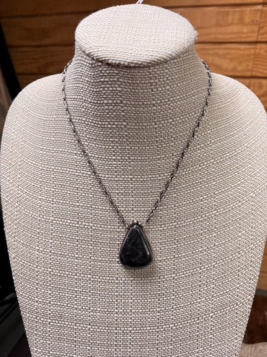 Bluemoon Turquoise Slab Necklace