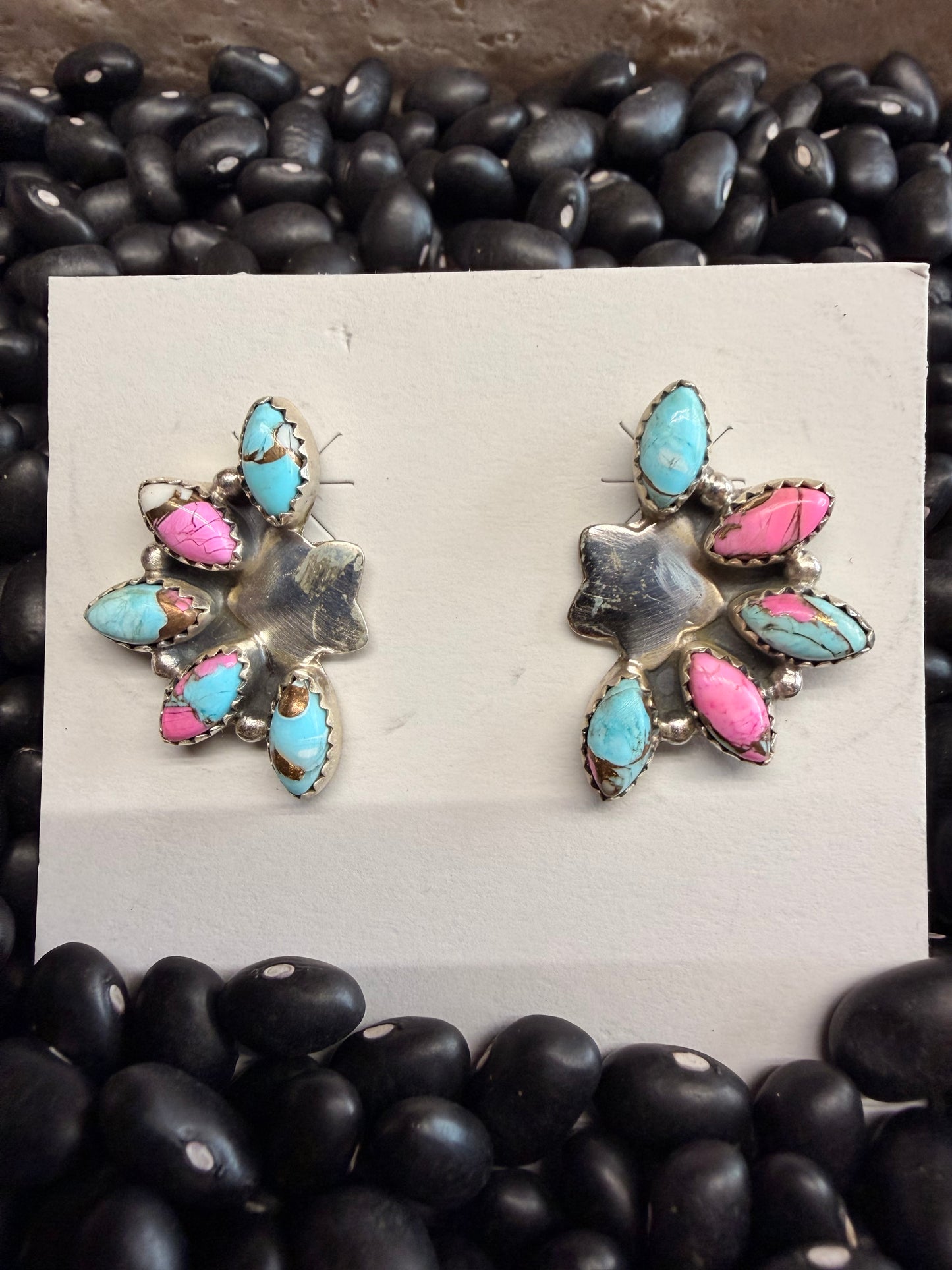 Cotton Candy Star Stud Earrings