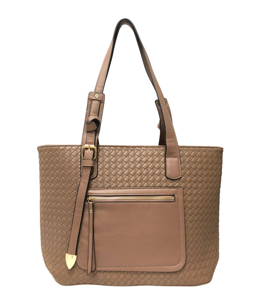 Classic Patterned Tote Bag