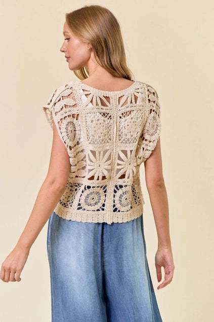 Prairie Lace Crochet Top
