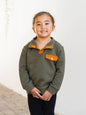 Little Girls Quilted Kennedy Pullover (2 Colors)