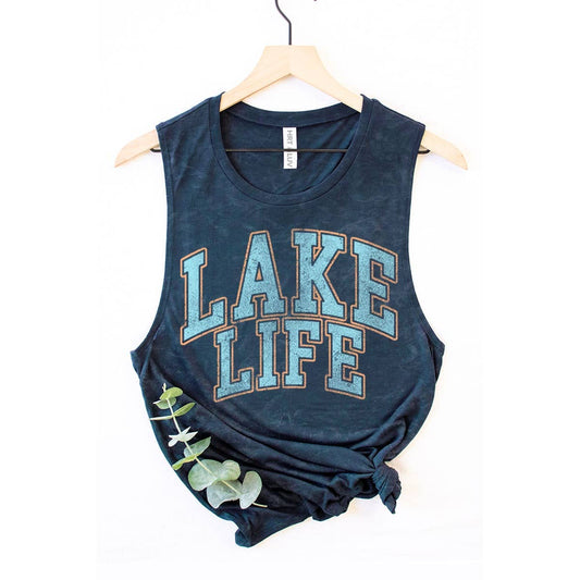 LAKE LIFE GRAPHIC TANK TOP