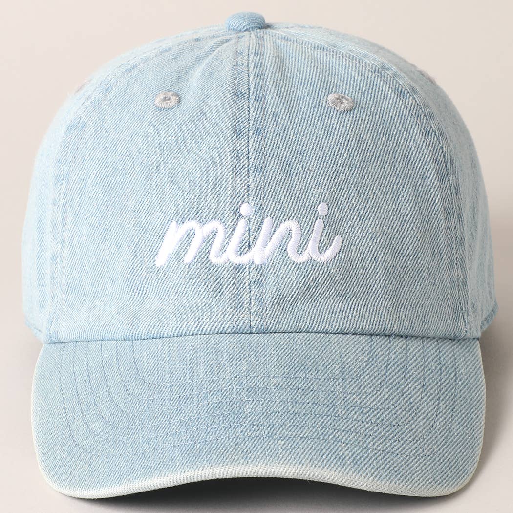 Mini Text Embroidery Cap