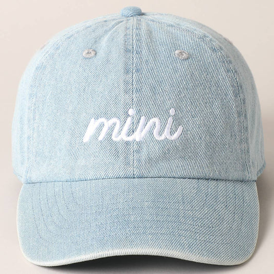 Mini Text Embroidery Cap