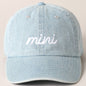 Mini Text Embroidery Cap