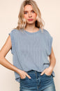 Round Neck Short Sleeve (Regular & Plus)(2 Colors)
