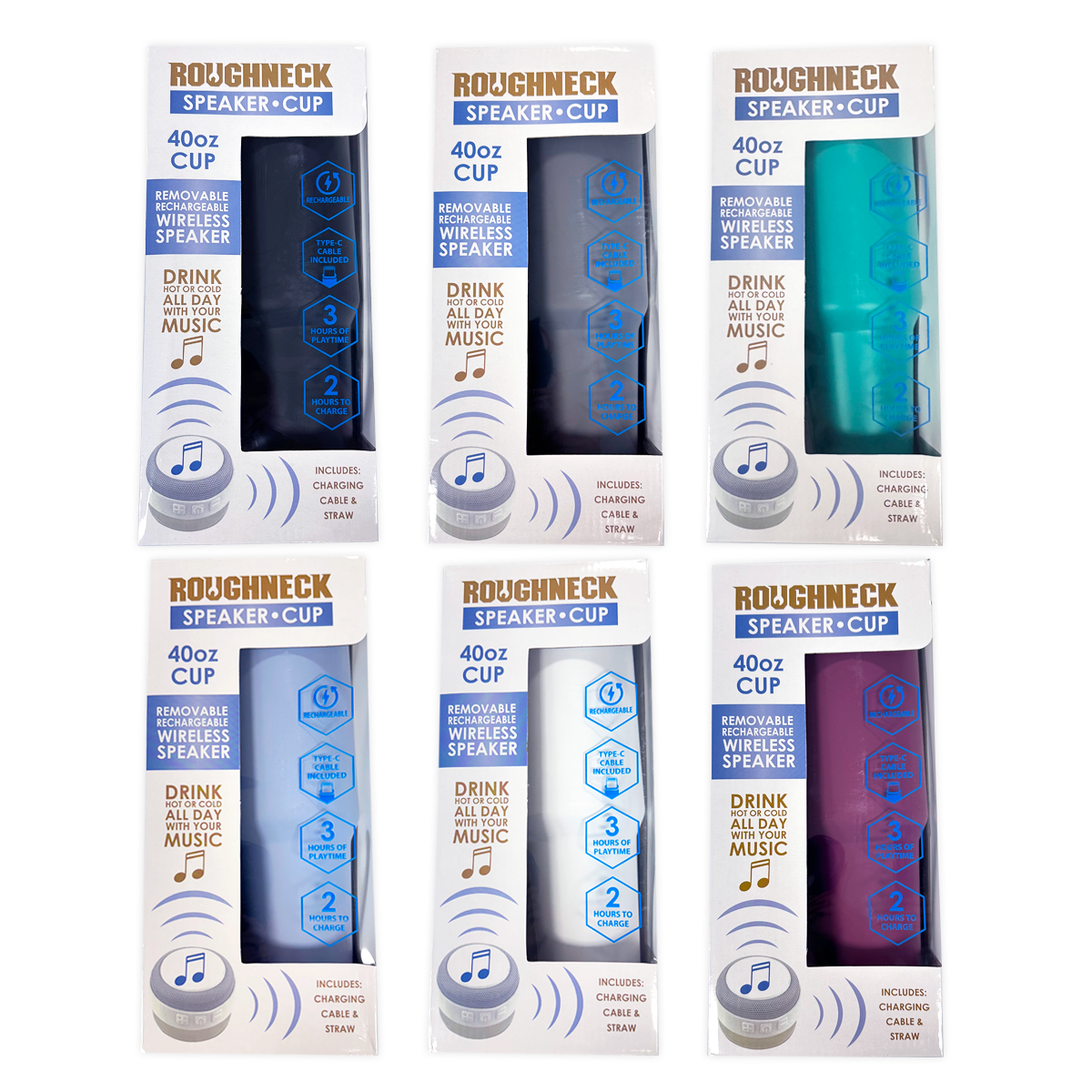 Insulated Cup with Bluetooth Speaker 40 oz