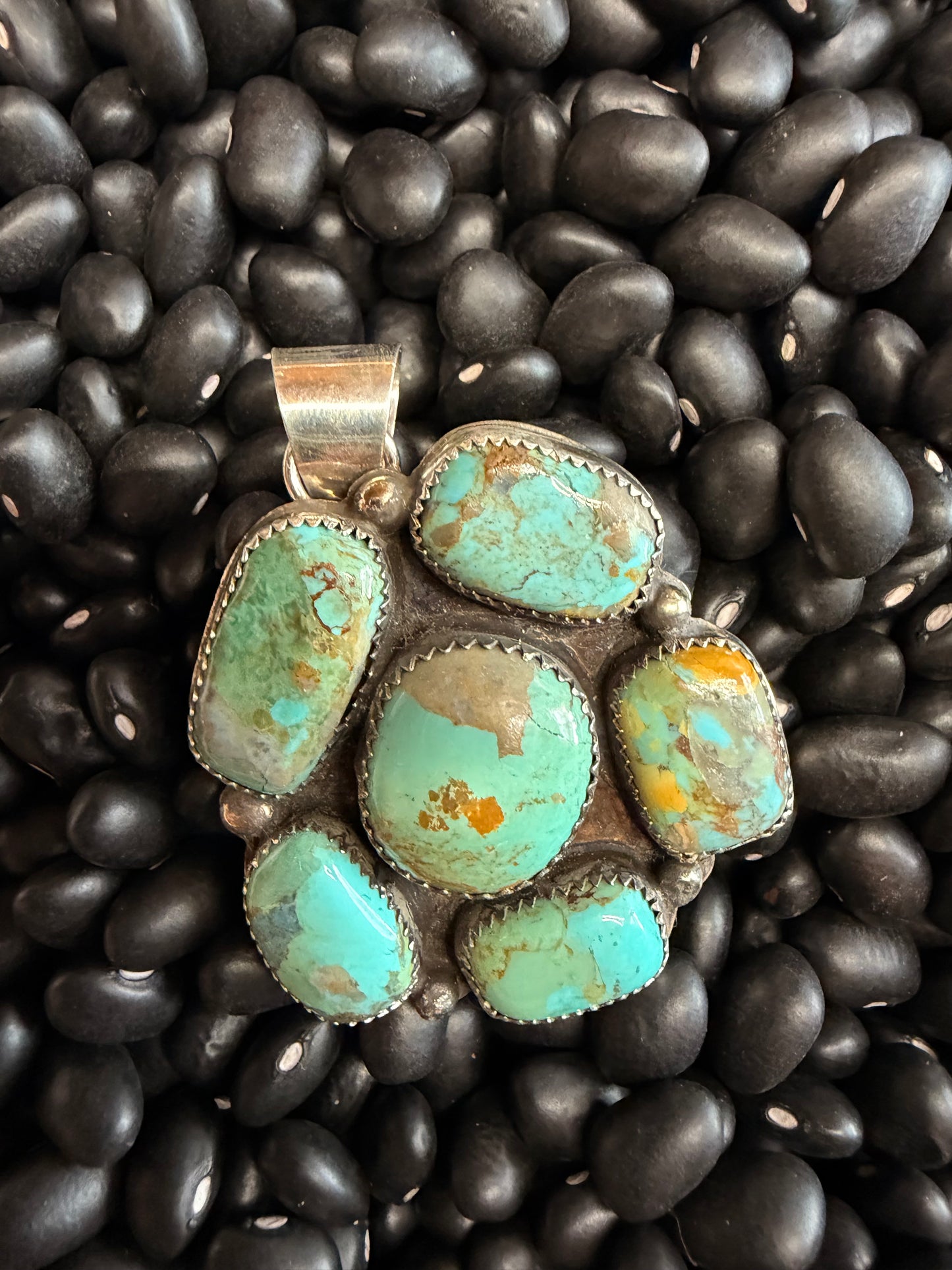 Joan Begay Royston Cluster Pendant