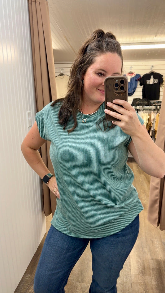 Solid Rib Top (2 Colors)