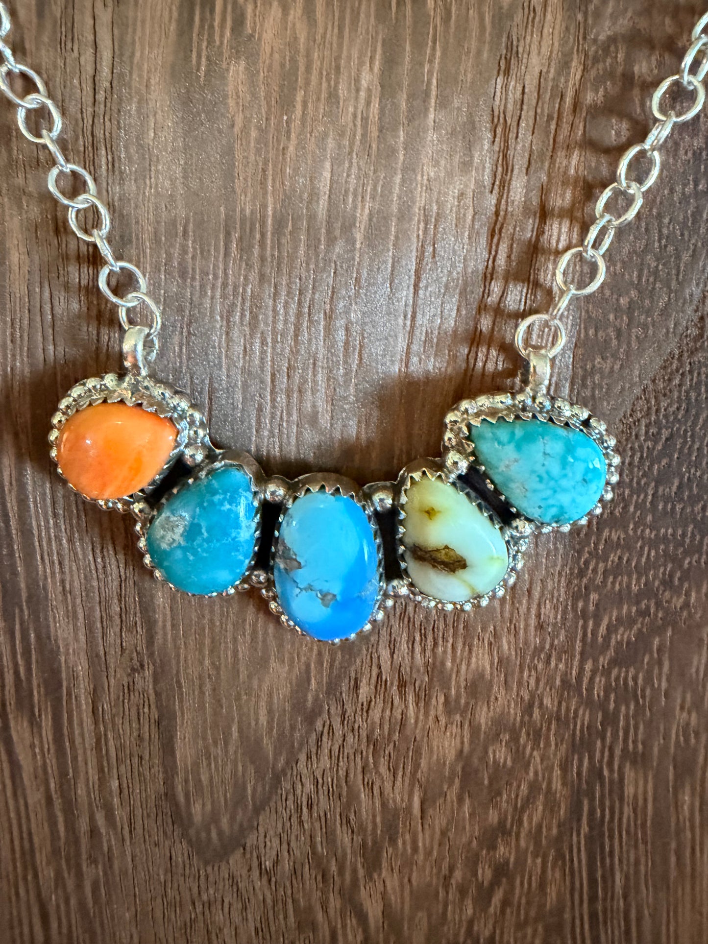 Desert Confetti Turq. Necklace
