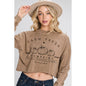 FARM FRESH PUMPKINS MINERAL CROPPED SWEATSHIRTS