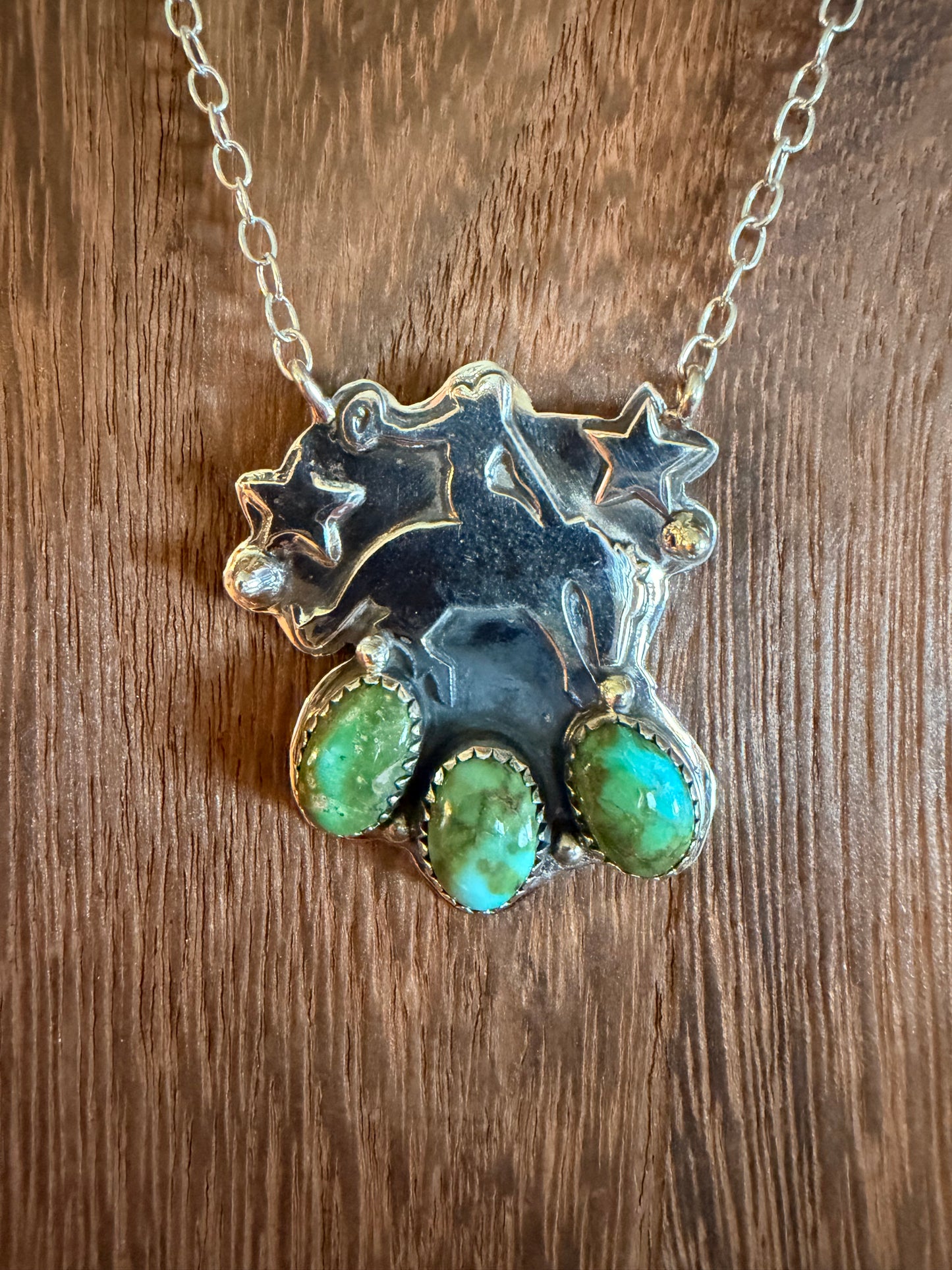 Sonoran Gold Turq Bron Necklace