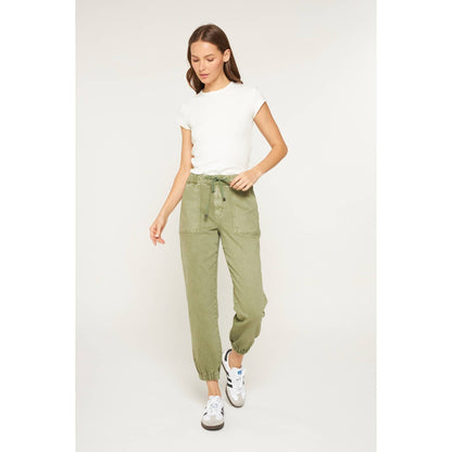 Olive HIGH RISE JOGGER
