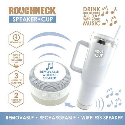 Insulated Cup with Bluetooth Speaker 40 oz