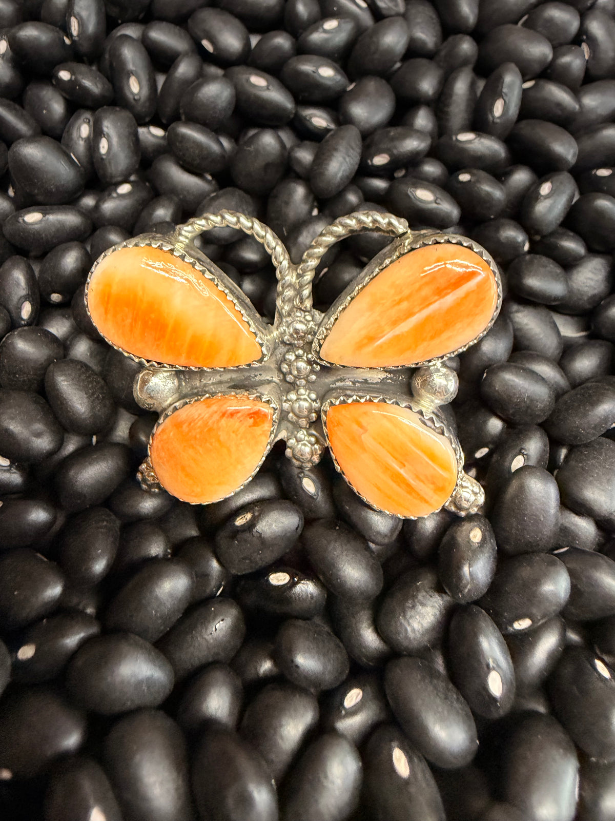 Darlene Begay Spiny Oyster Butterfly Ring
