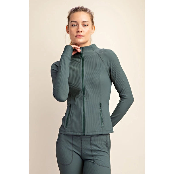2x2 Nylon Rib Jacket