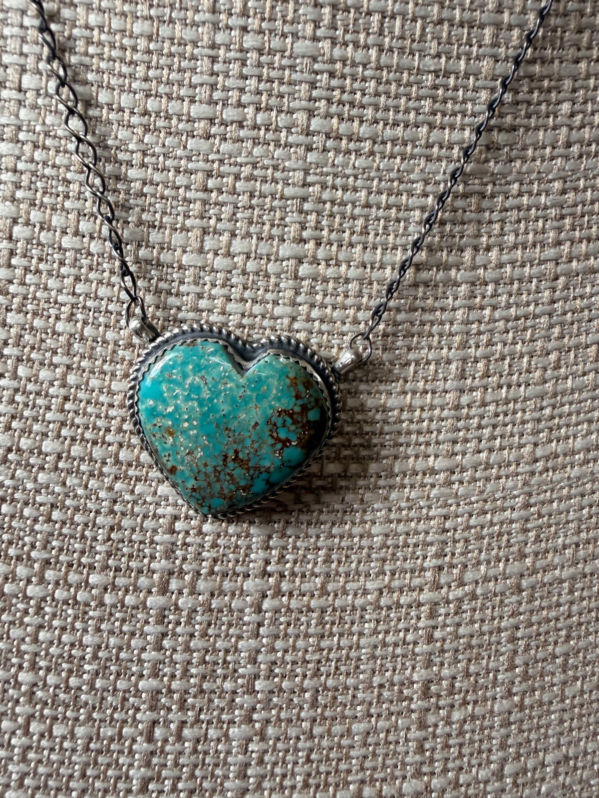 Royston Turquoise Heart Necklace