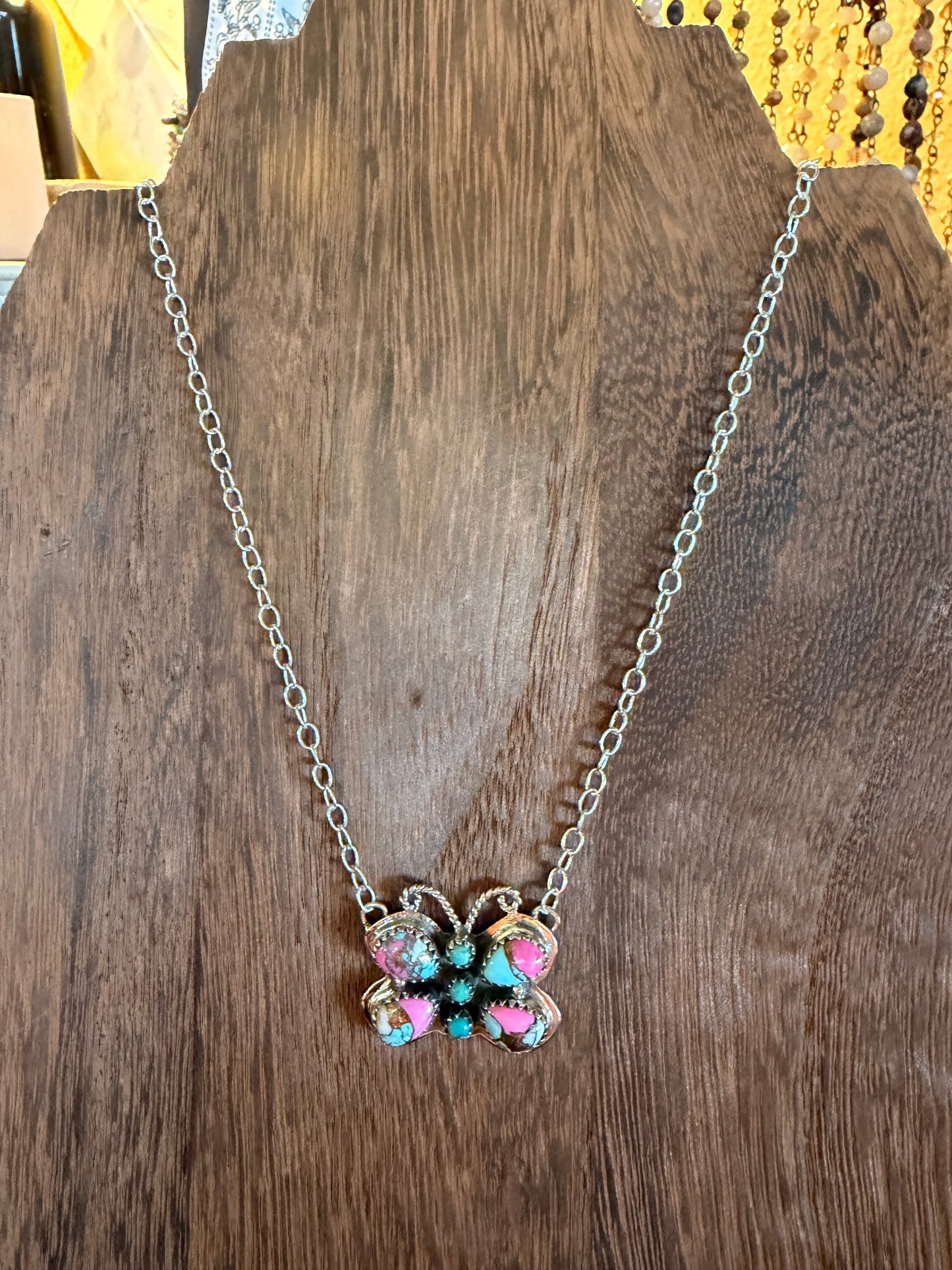 Butterfly Cotton Candy Necklace
