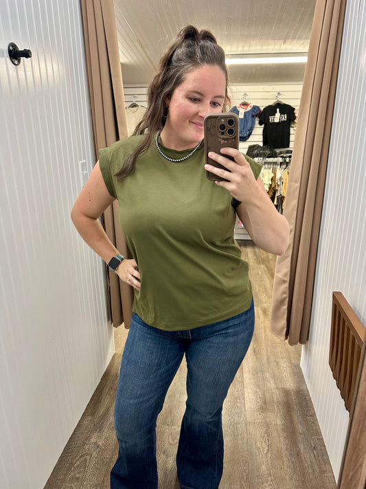 Short Sleeve Sold Top