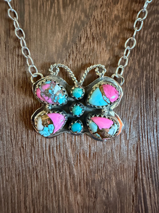 Butterfly Cotton Candy Necklace