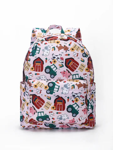 Pink Farm Backpack