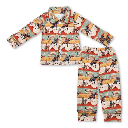 Long Sleeve Rodeo Pajamas