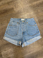 Western Pocket Denim Shorts