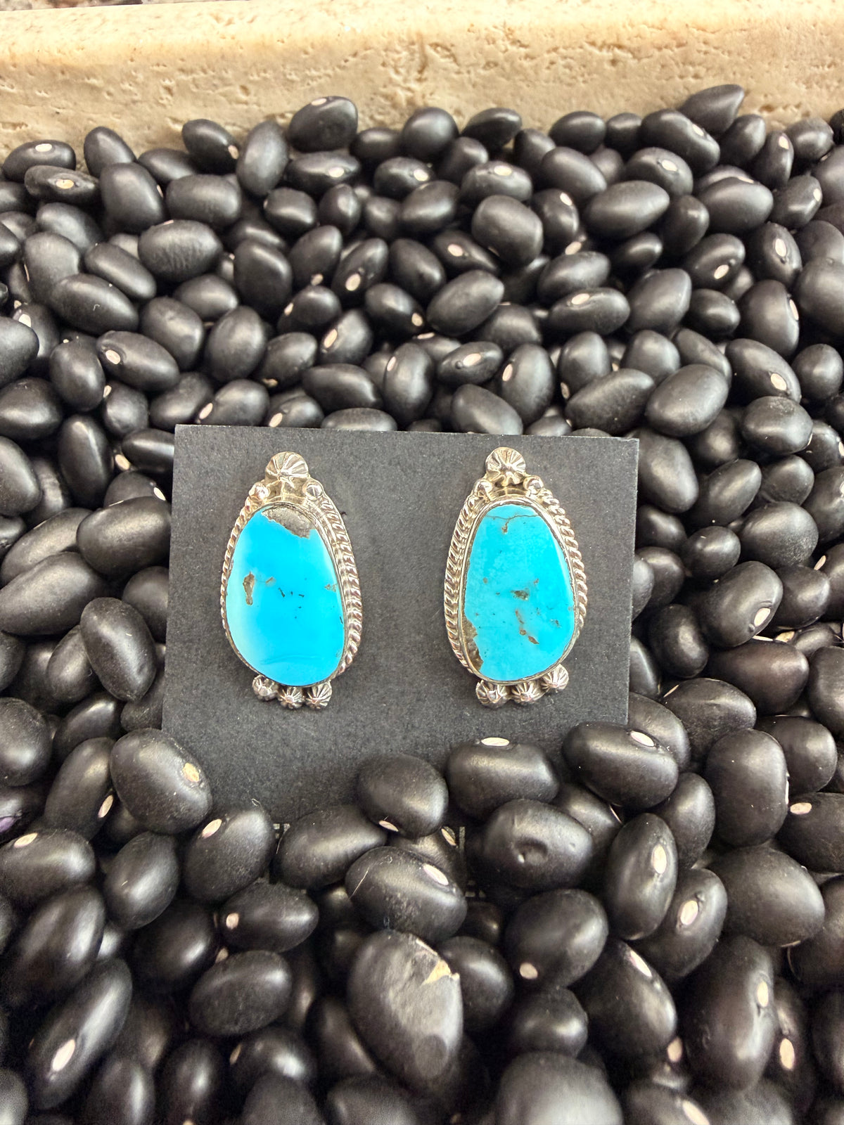 Sharon McCarthy Turquoise Stud Earrings