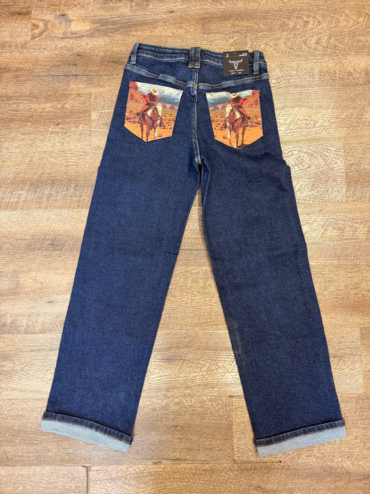 L&B Wild West Mid Rise Jeans