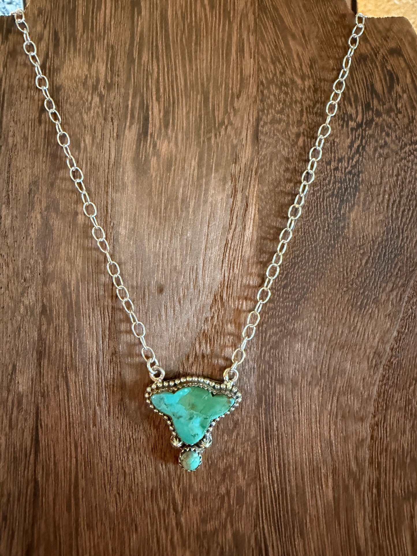 Cow Kingman Turq. Necklace