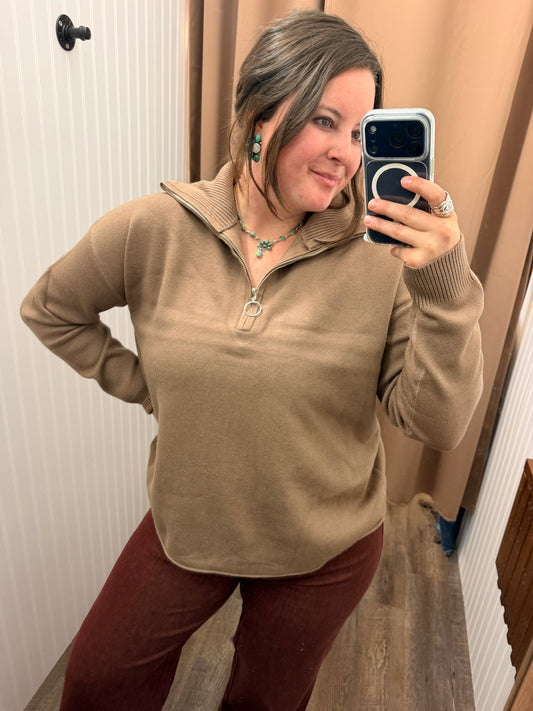 O-Ring Half Zip (2 Colors)