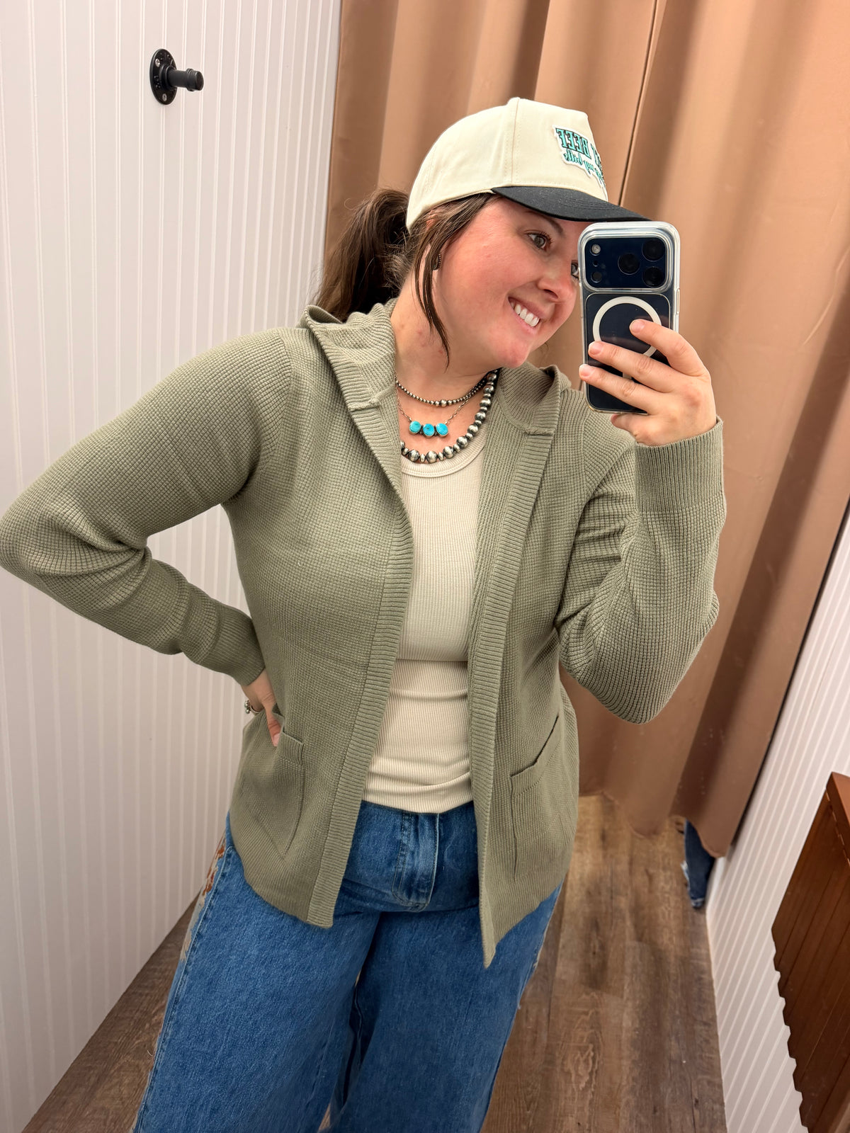 Sage & Stone Hooded Cardigan 🌿