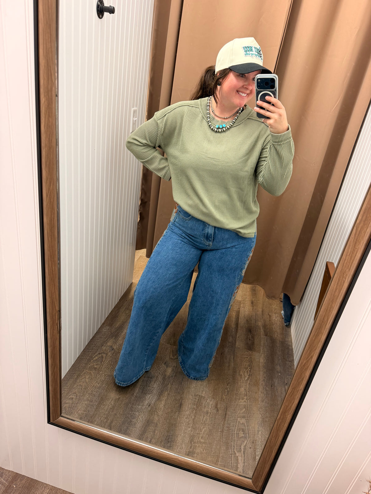 Willow Ridge Ribbed Top 🌿