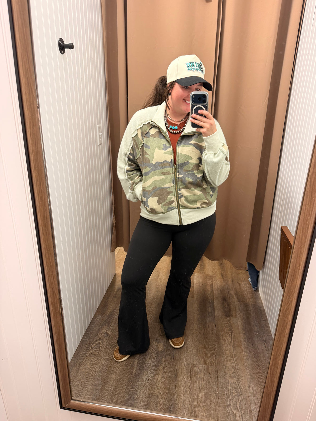 Camo & Cozy Zip-Up Jacket 🌿