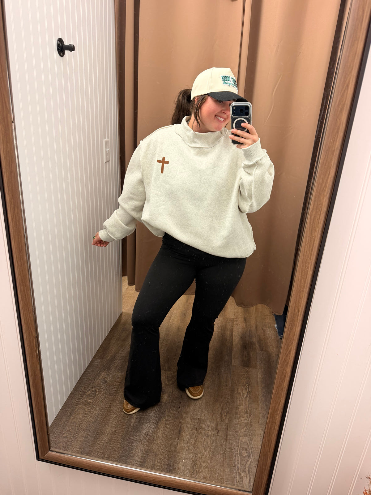 Jesus Saves Reversible Sweatshirt 🤎