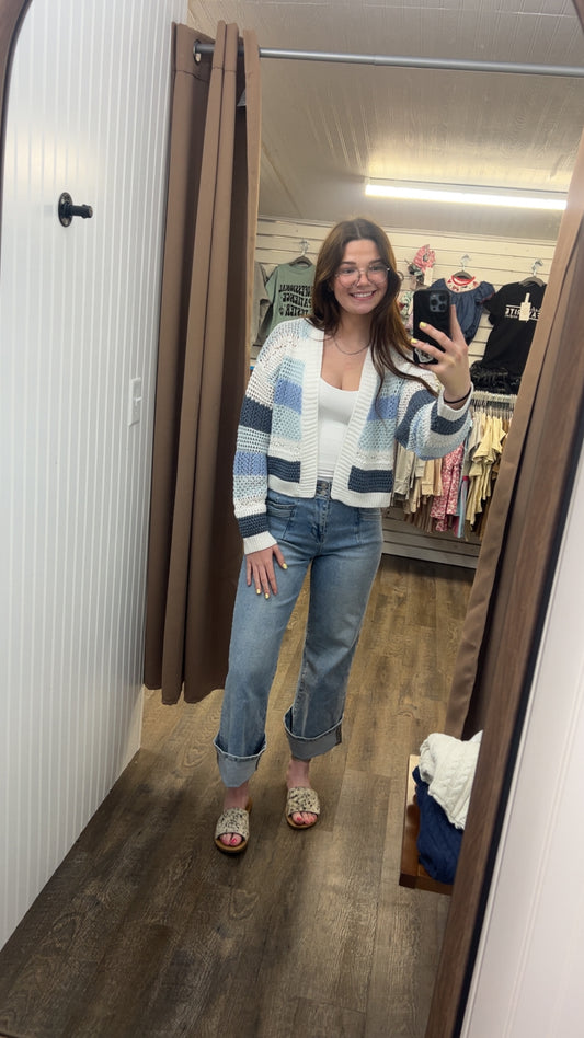 Shades of Blue Cardigan