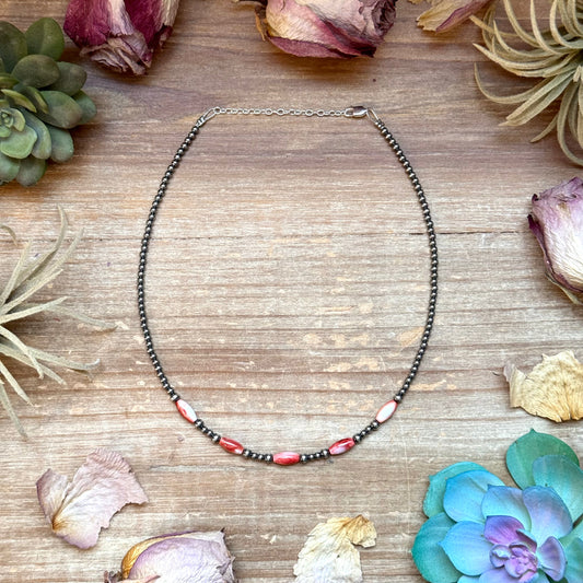 Orange Spiny Oyster Choker – 14.5”