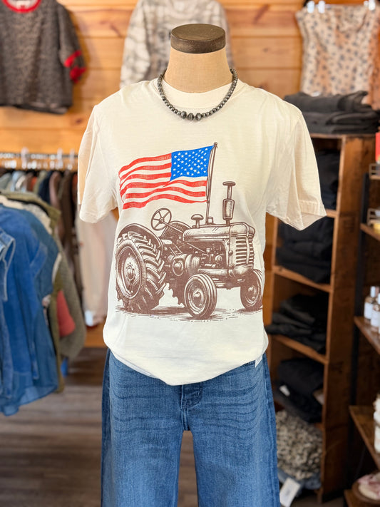 Tractor Ivory Graphic Tee